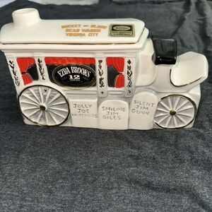 Ezra Brooks Decanter - Bucket of Blood - Dead Wagon - Virgina City - 1970 (read)